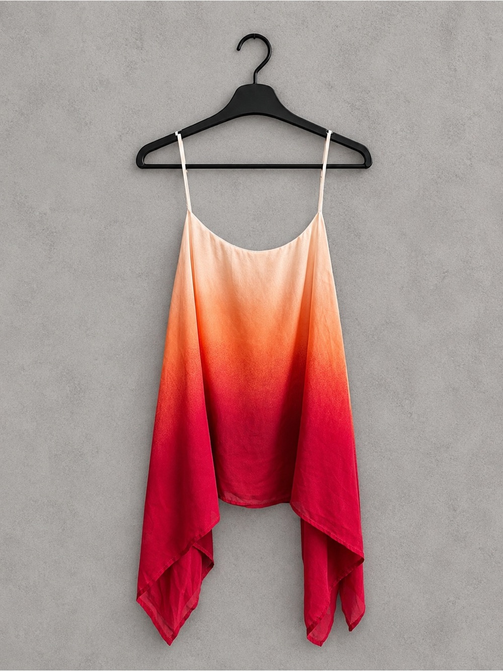 Vince Camuto XL Ombré Handkerchief Hem Cami Top